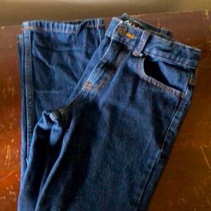 Cat & Jack Boys Jeans Size 10 Relaxed Straight Blue Denim Adjustable Waist